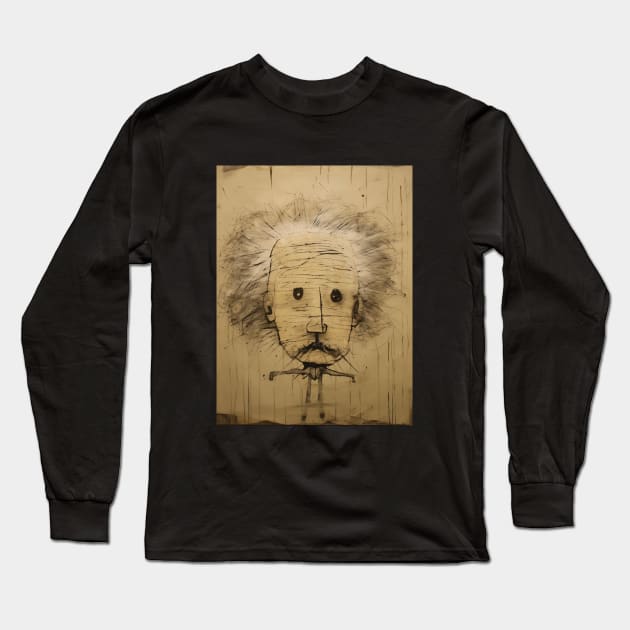 Einstein Long Sleeve T-Shirt by saveasART